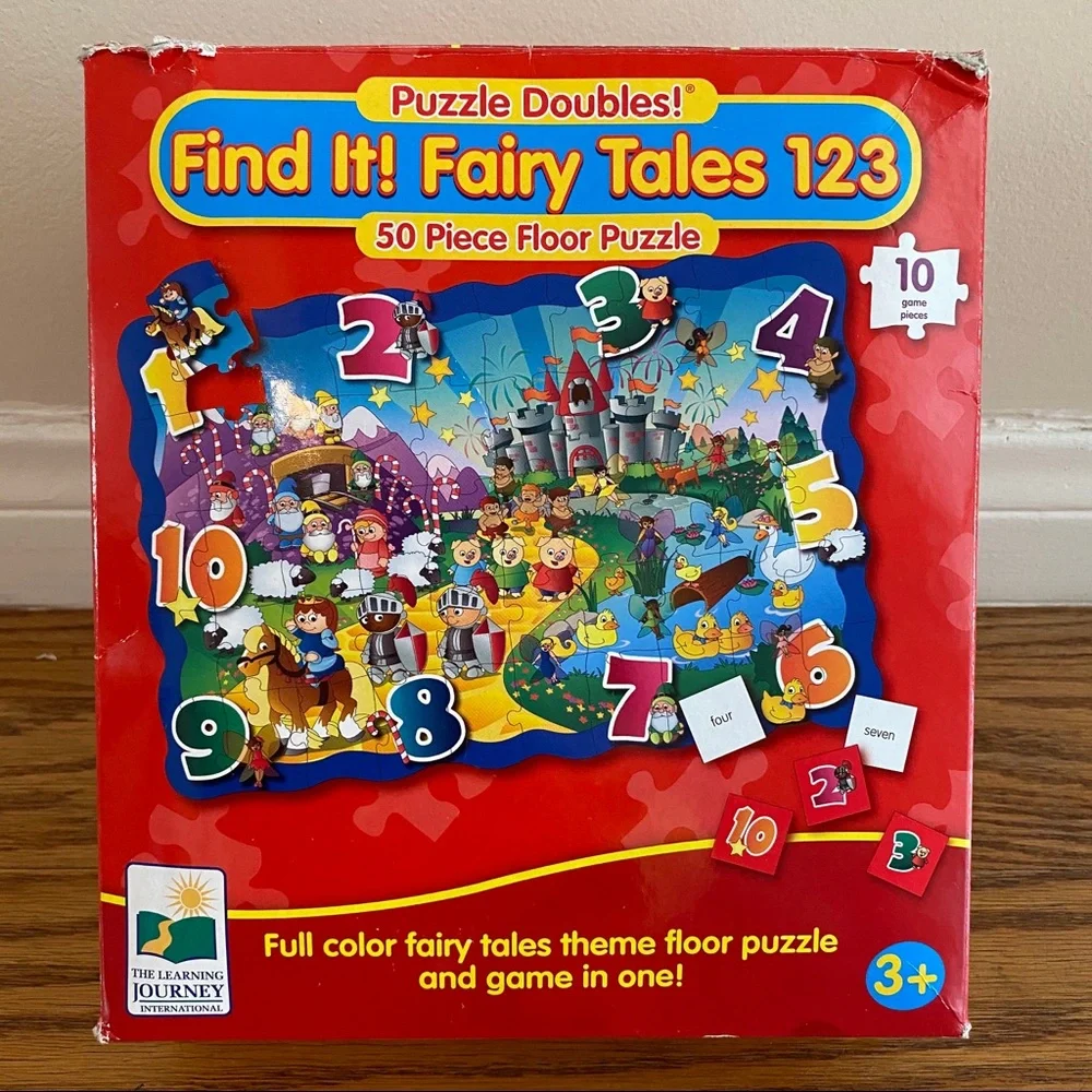 The Learning Journey International Puzzle Doubles! Find it! Fairy Tales 123